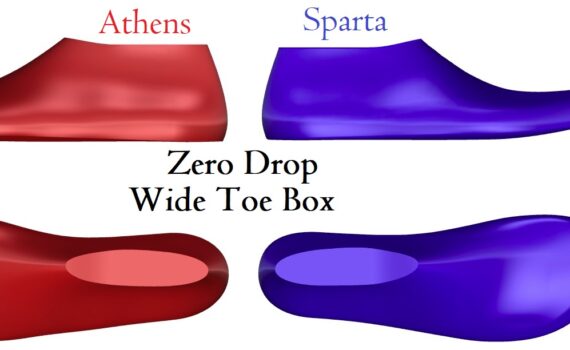 Zero Drop Shoe Lasts for Barefoot Shoes and Minimalist Fotowear