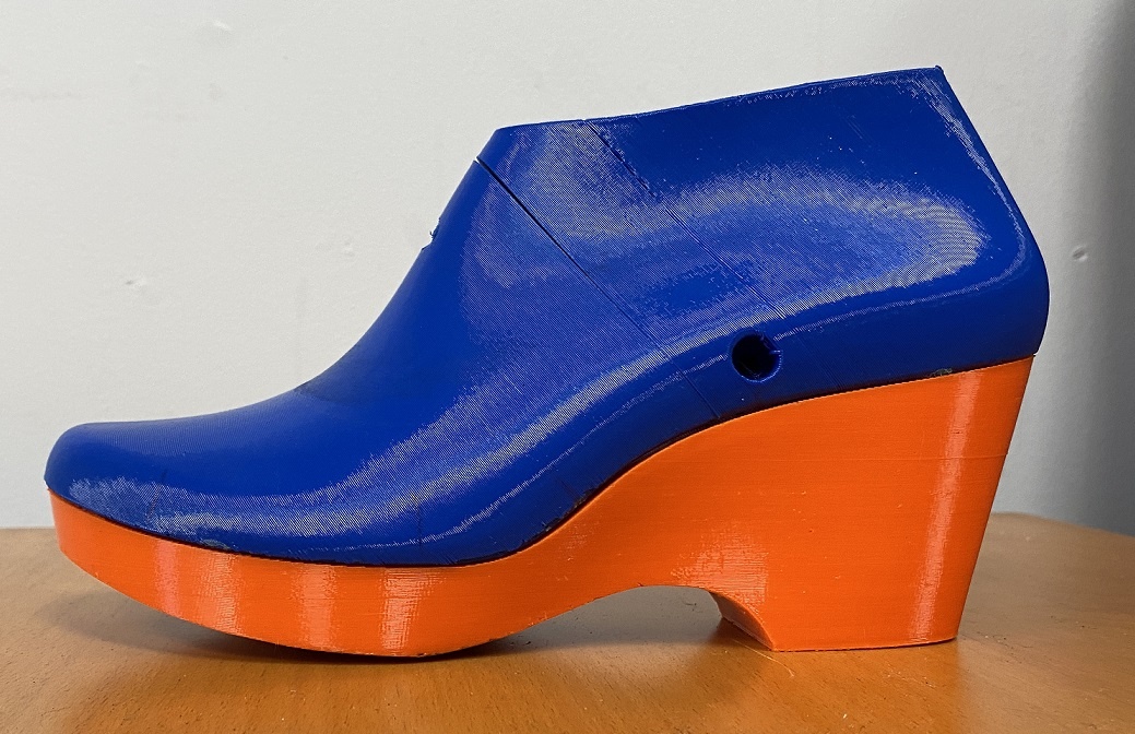 Medium Heel Shoe Last with Matching Classic Platform