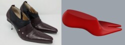 Slotted Toe Shoe Last and Shoes Slotted Toe Shoe Last and Shoes